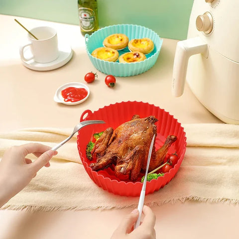 🎁Air Fryer Silicone Baking Tray🍟